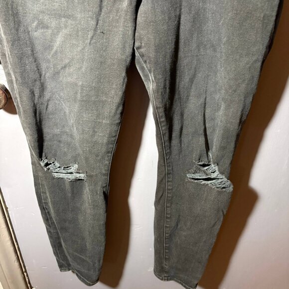 Good American Good Legs Skinny Jeans Black Distressed High Rise - Picture 5 of 10